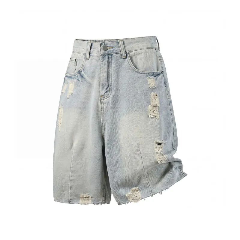 Men Fashion Jeans - Summer Men's Casual Jeans Shorts Loose