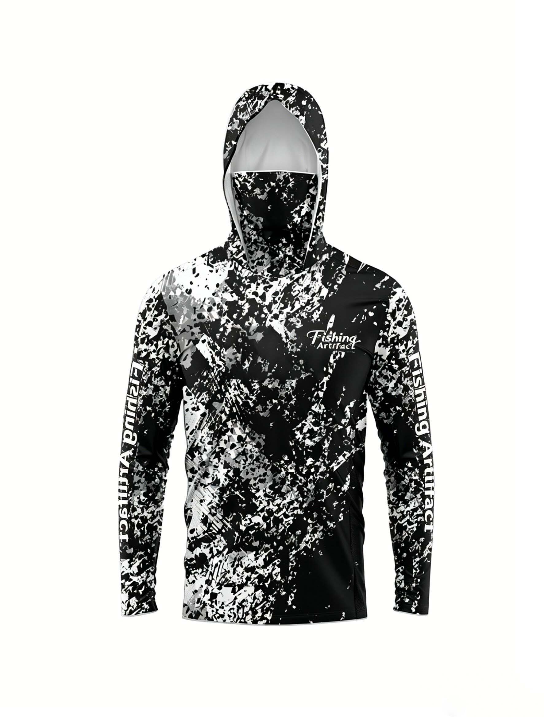 Mens Fashion Summer - Men Summer 3D‑Printed Fishing Hoodie With