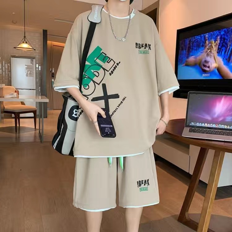 Men'S Fashion Pants - Men's Casual 2-Piece Sportswear Set Streetwear