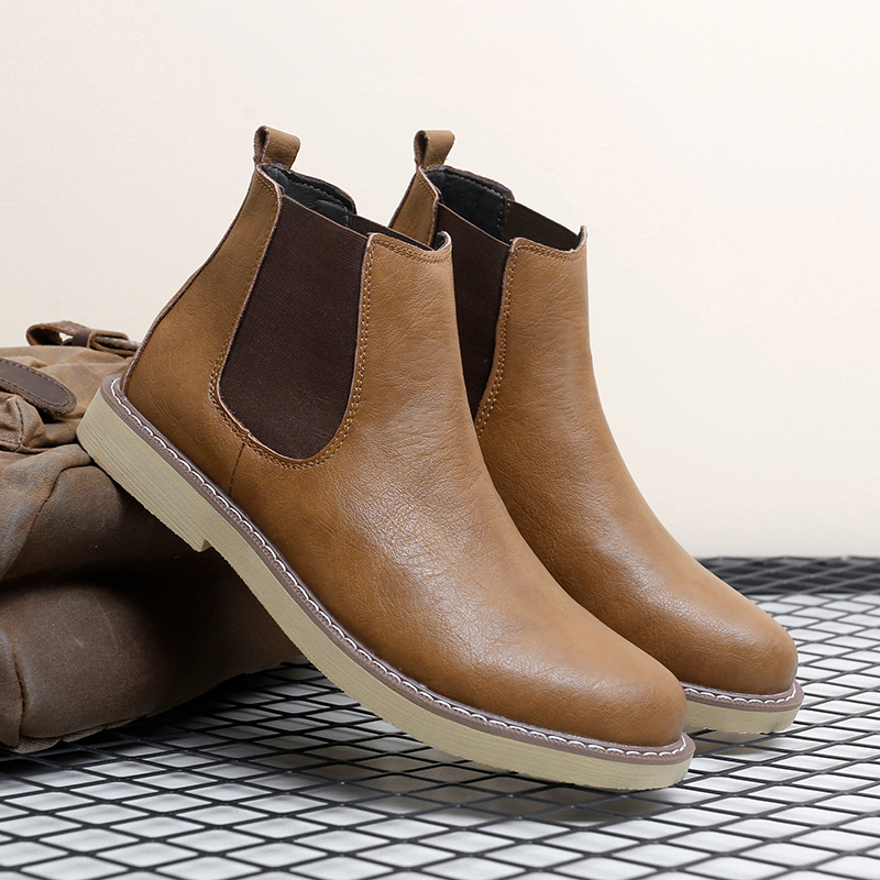 Chelsea Boots Men - Men Plus Size New High Top