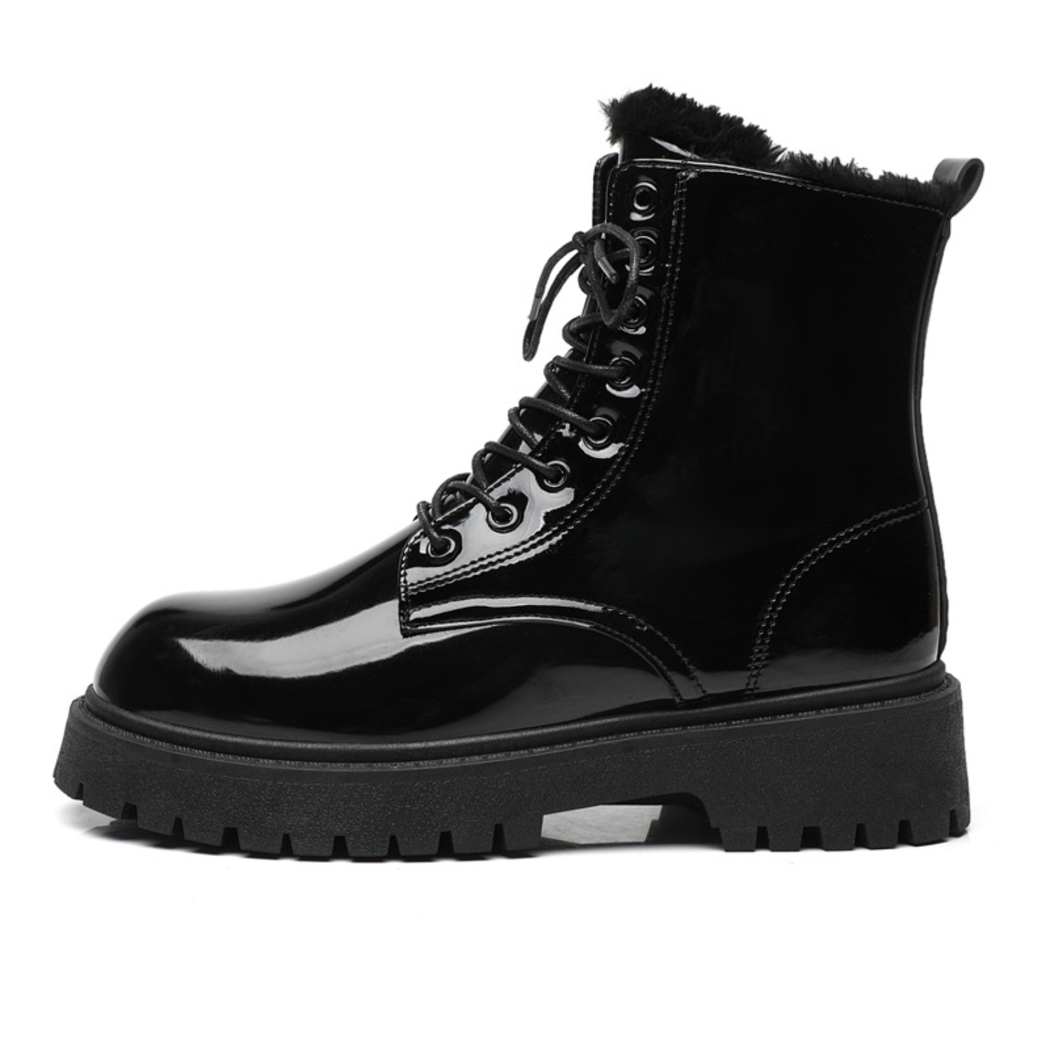 Men'S Fashion Plus - Men's warm plush high-top boots winter