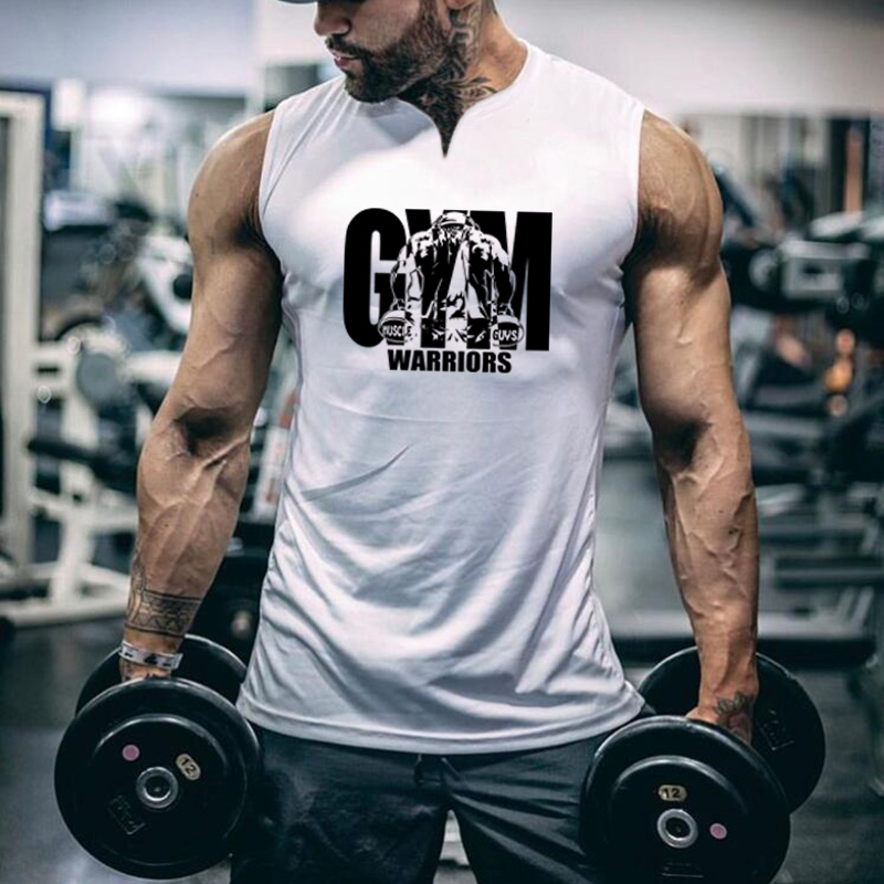 Muscle Tee Workout - Summer Running V Neck Vests Gym
