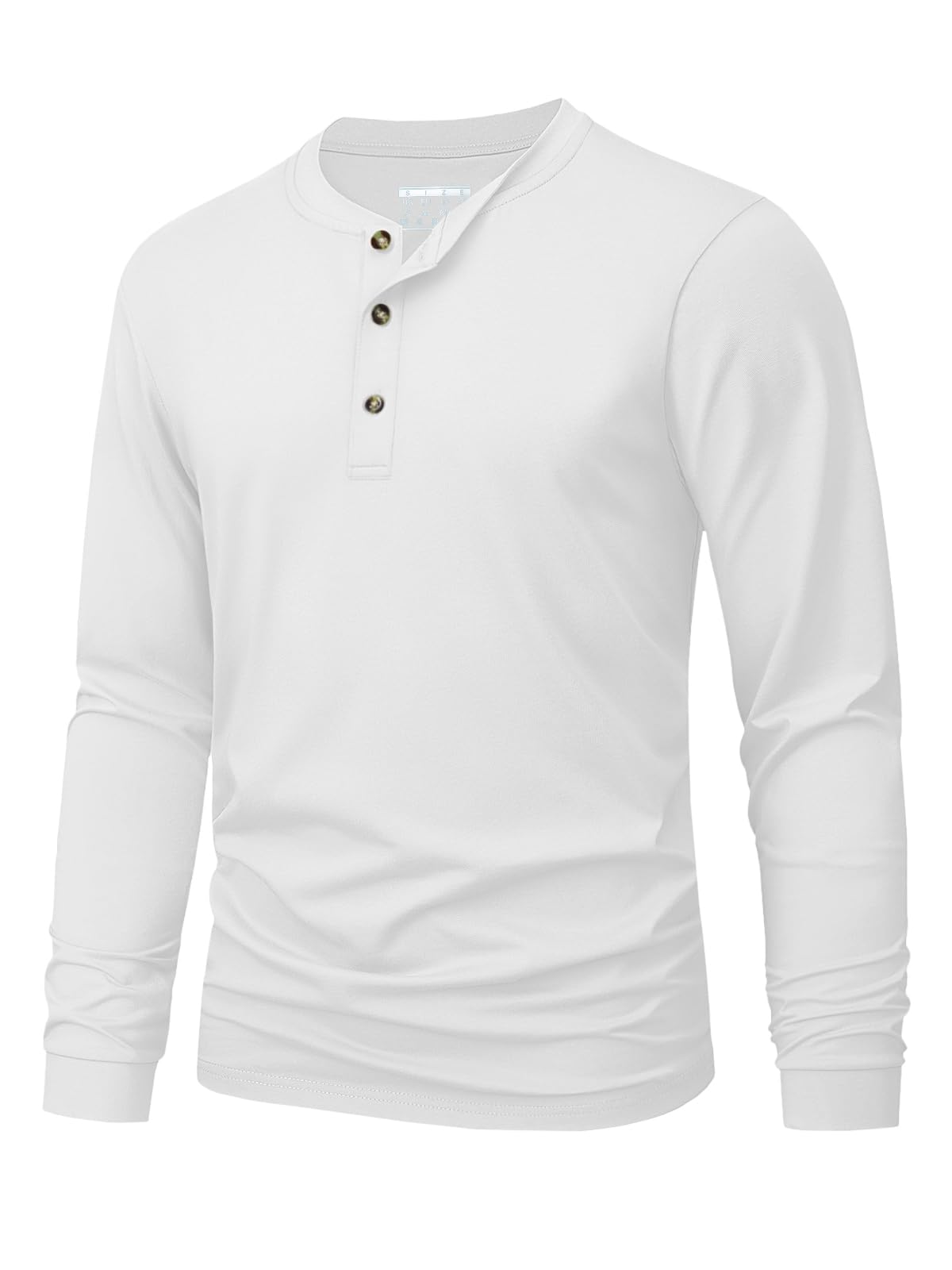 Mens Fashion Style - Men's Henley T-Shirt Simple Solid Color