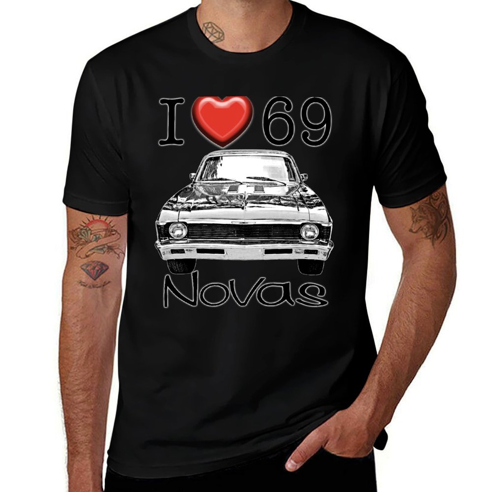 Men'S Fashion Nova - I love 69 Nova T-Shirt Fashion