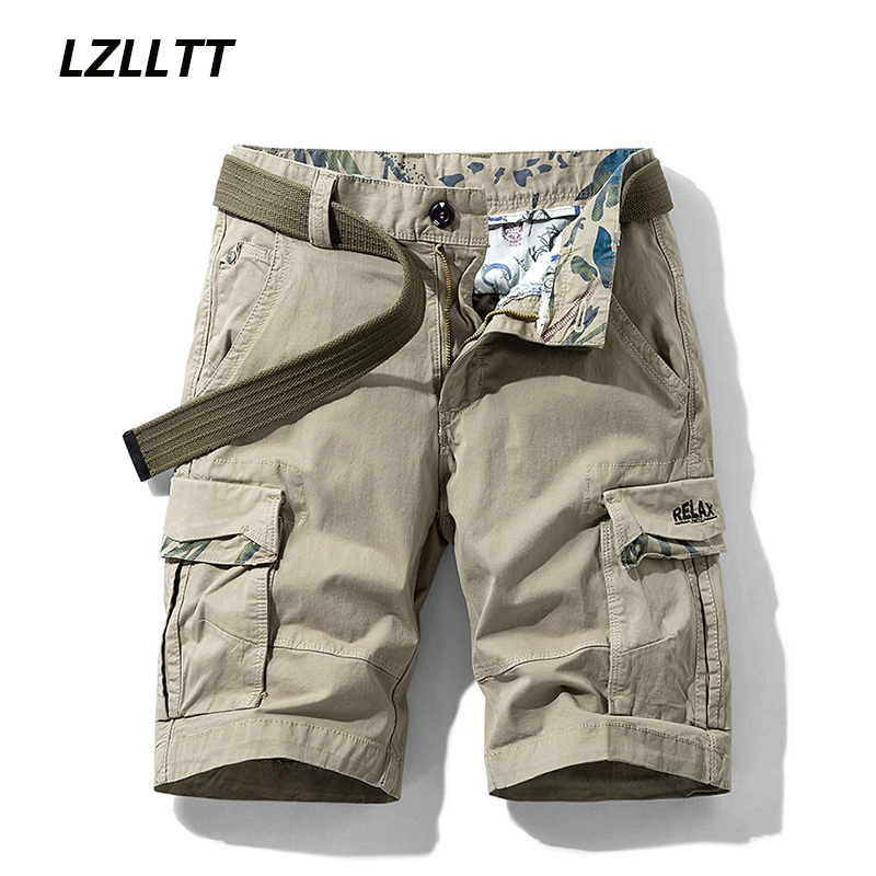 Mens Fashion Cargo Pants - Summer Mens Multi Pockets Cotton Cargo