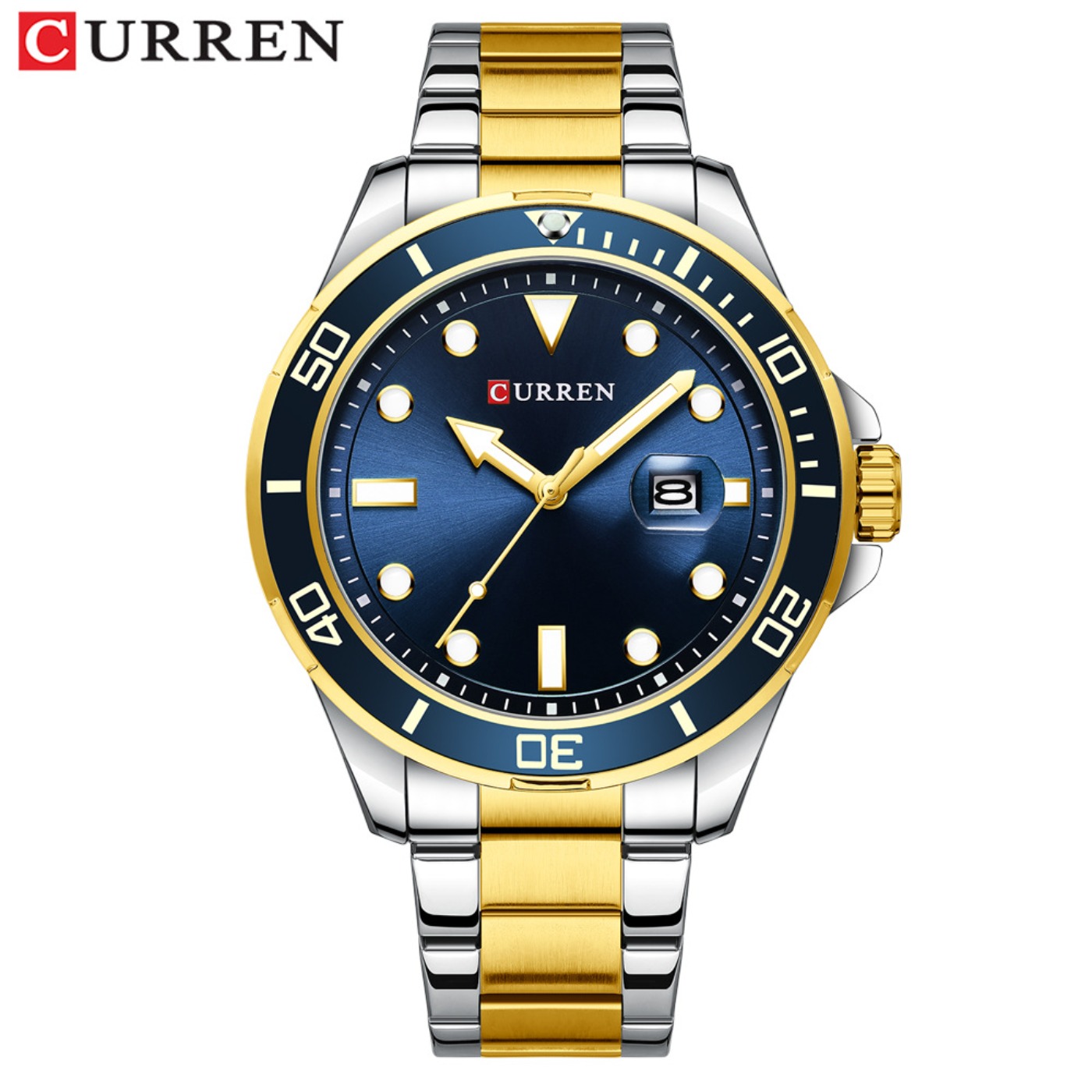 CURREN New Green Water Ghost S - огляд і ціна Fashion Mens Watches