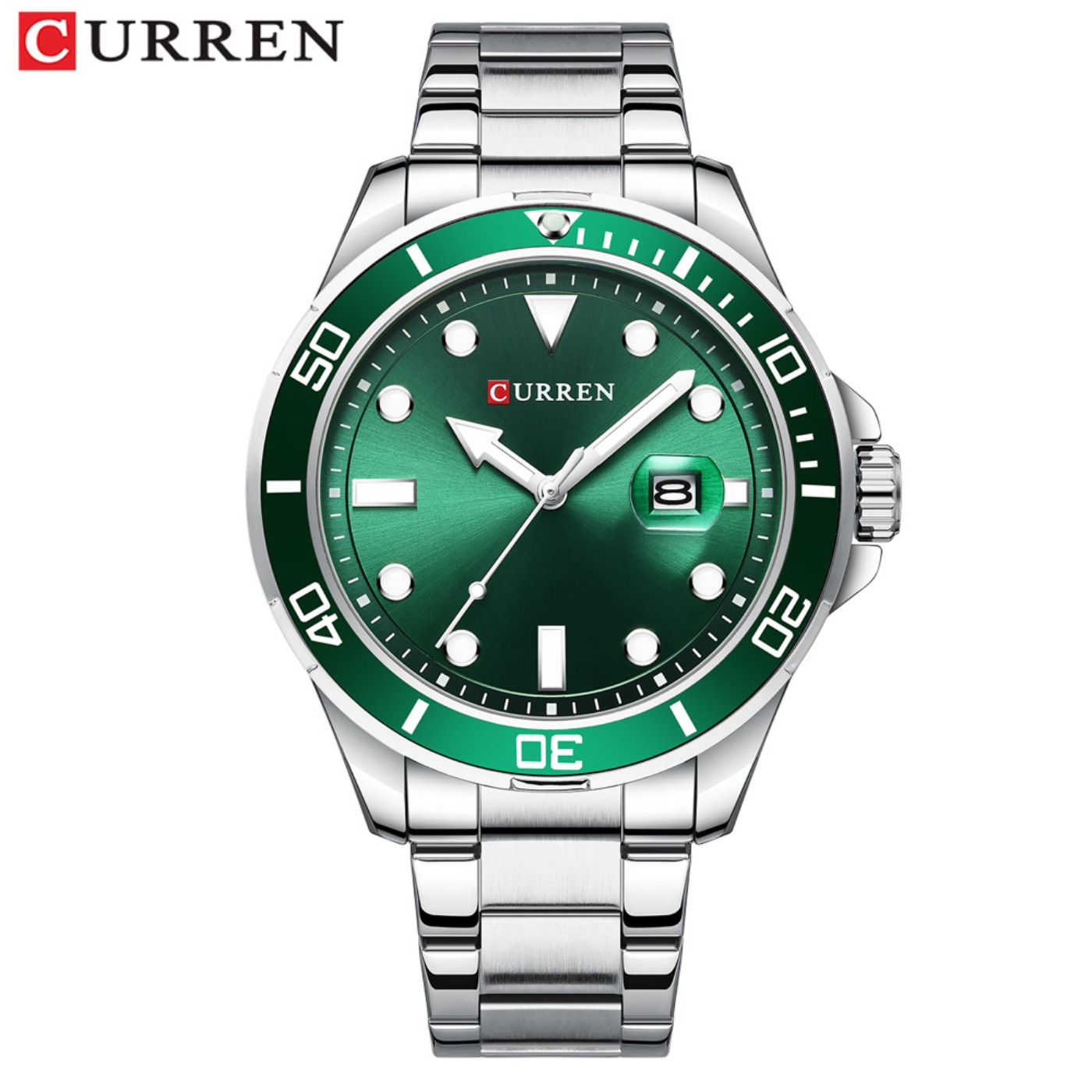 CURREN New Green Water Ghost S - огляд і ціна Fashion Mens Watches