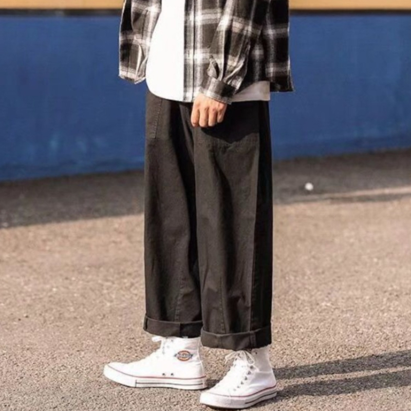 Men's 100% Cotton Japanese Sty - огляд і ціна Mens Fashion Cargo Pants
