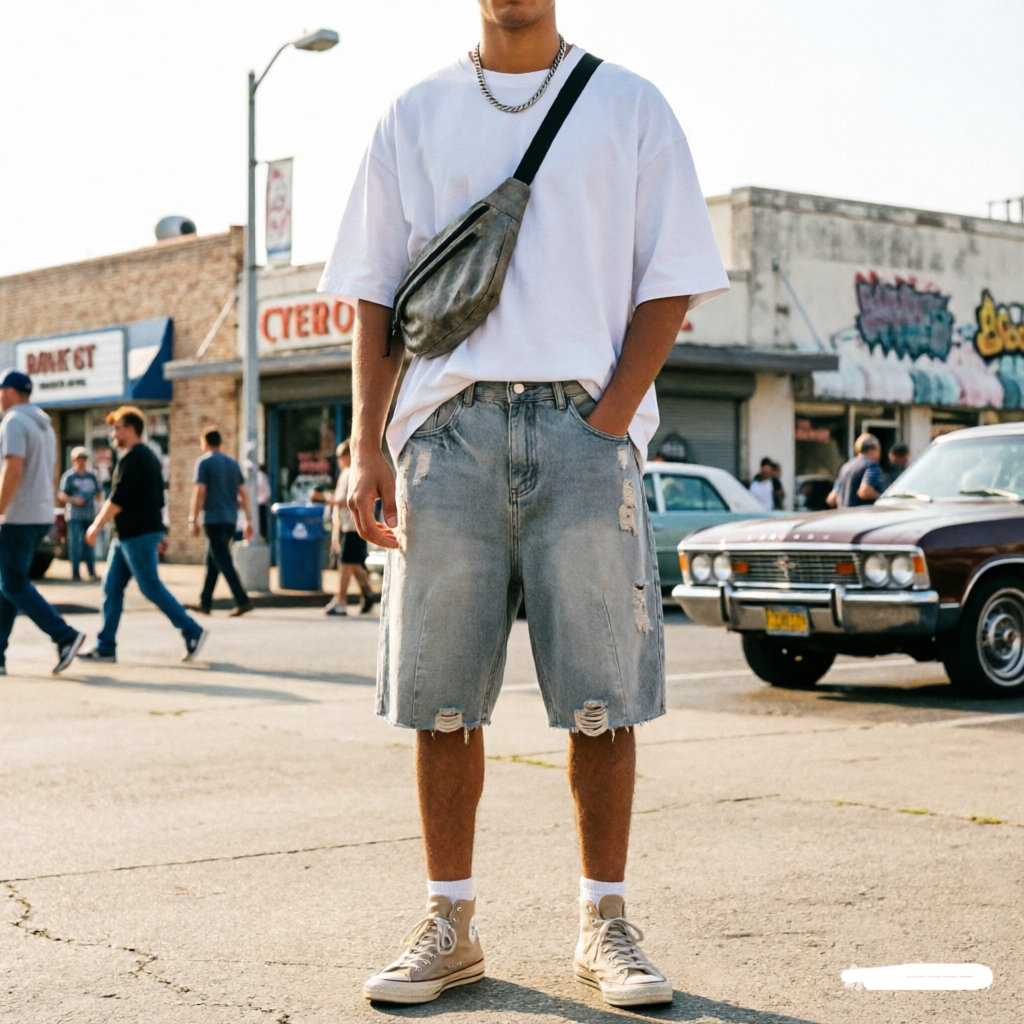 Summer Men's Casual Jeans Shor - огляд і ціна Men Fashion Jeans