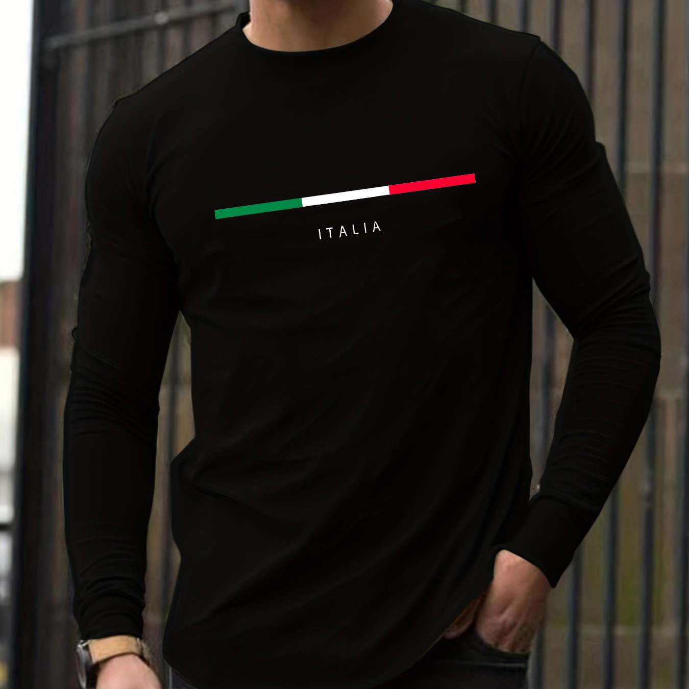 100% pure cotton men's long sl - огляд і ціна Mens Fashion Summer