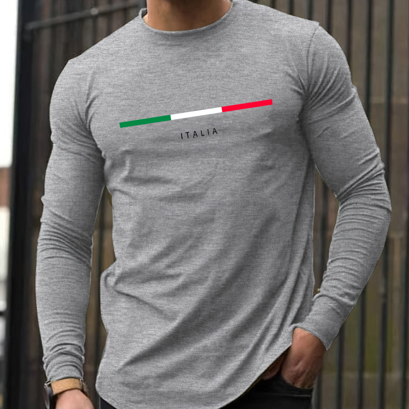 100% pure cotton men's long sl - огляд і ціна Mens Fashion Summer