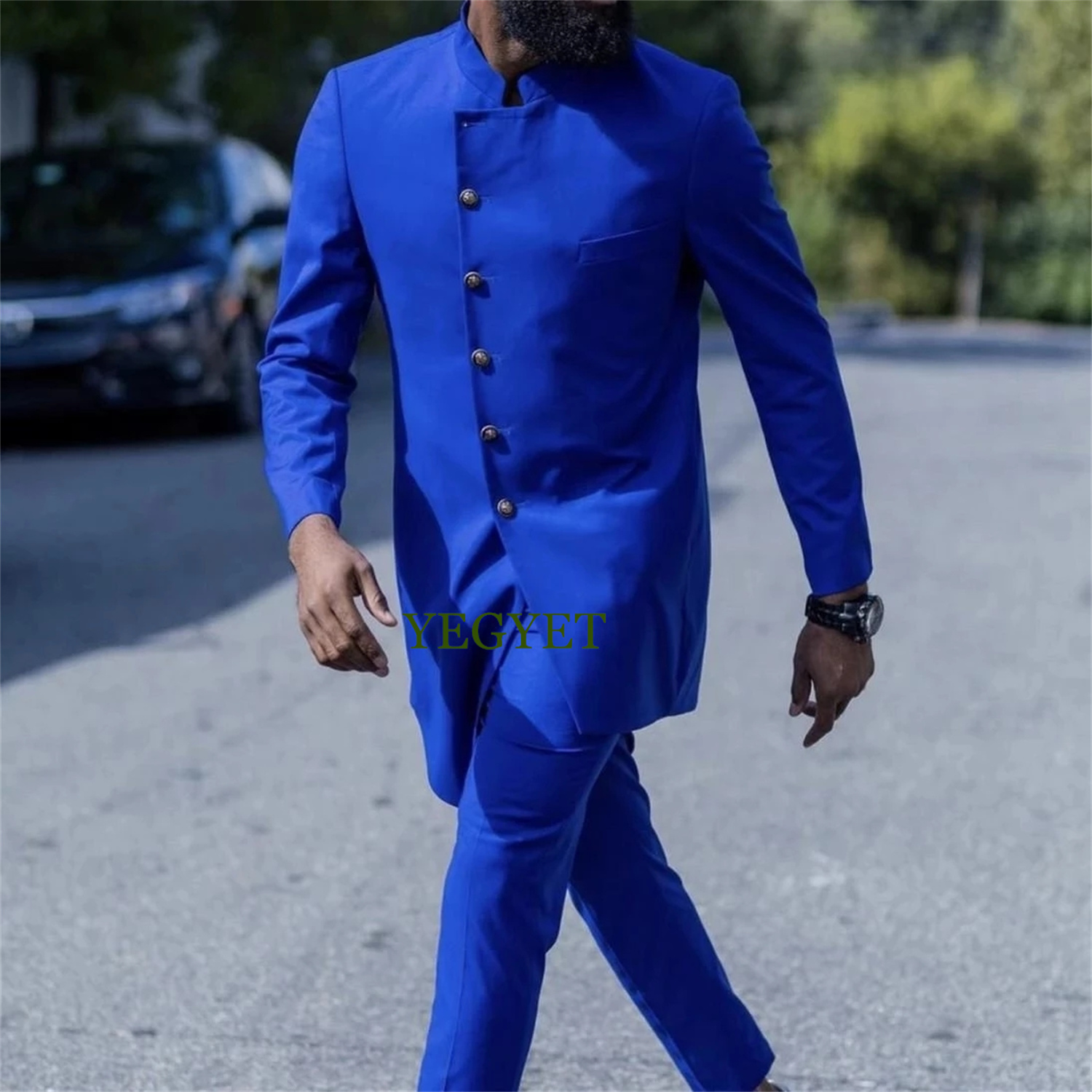 Customized Royal Blue Slim Fit - огляд і ціна Slim Fit Blazer Men