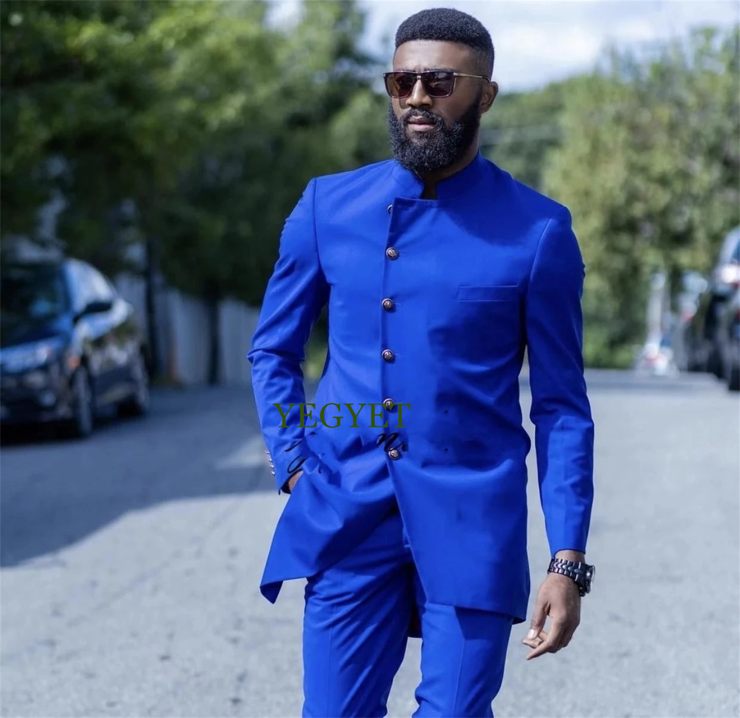Customized Royal Blue Slim Fit - огляд і ціна Slim Fit Blazer Men