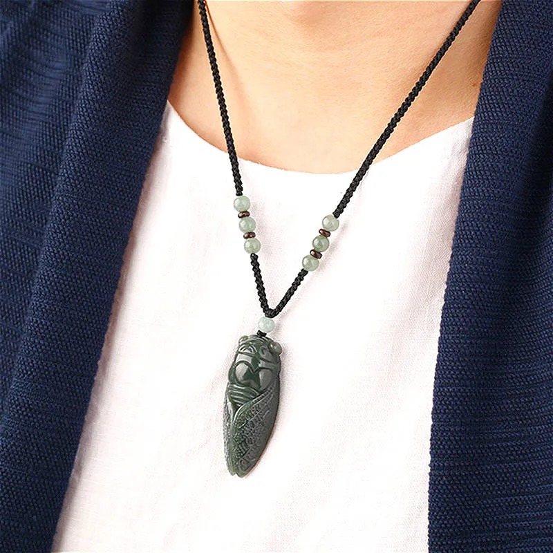 Natural Hetian Jade Cicada Pen - огляд і ціна Men'S Fashion Accessories