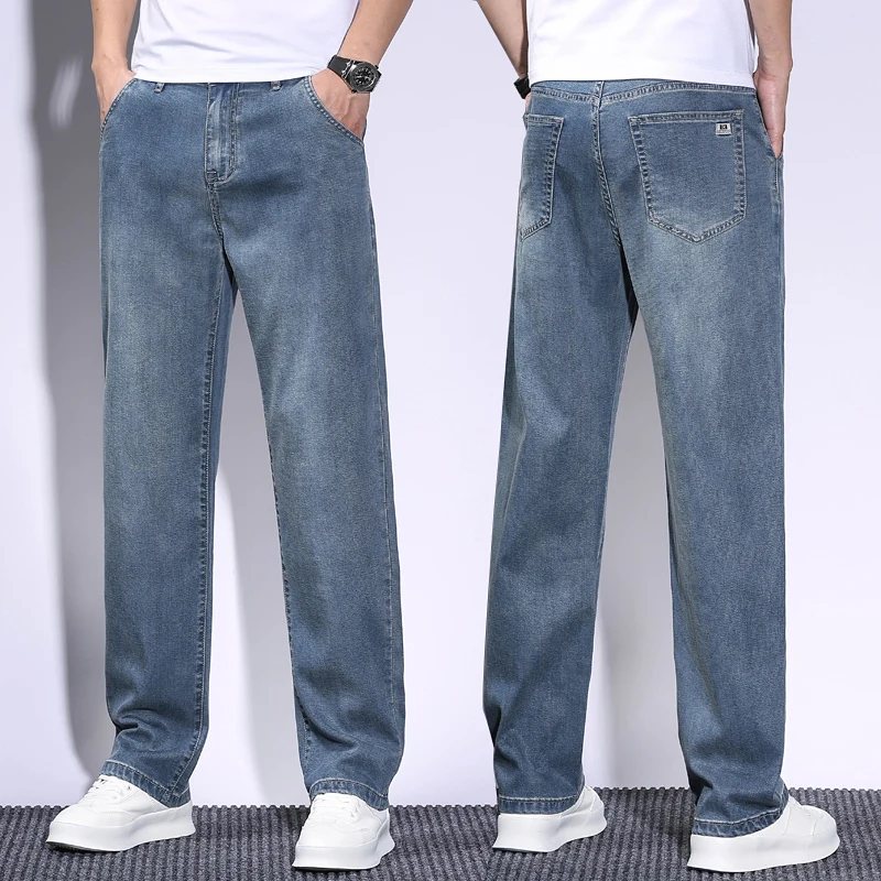 Soft Men's Lyocell Baggy Jeans - огляд і ціна Men'S Fashion With Baggy Jeans
