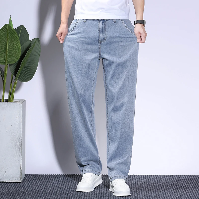 Soft Men's Lyocell Baggy Jeans - огляд і ціна Men'S Fashion With Baggy Jeans
