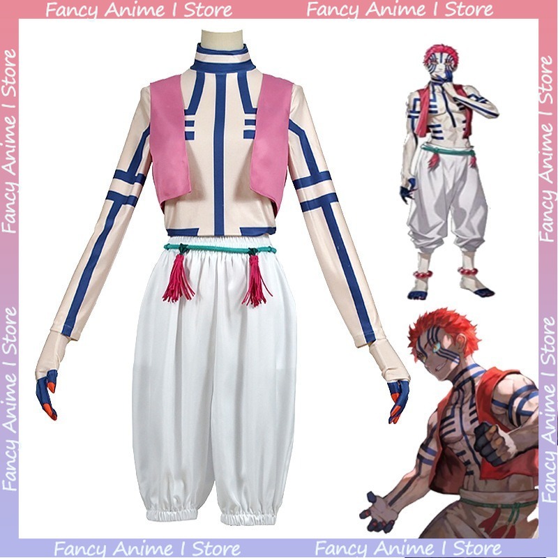 Anime Akaza Copsplay Costume H - огляд і ціна Men'S Dress Pants Fashion