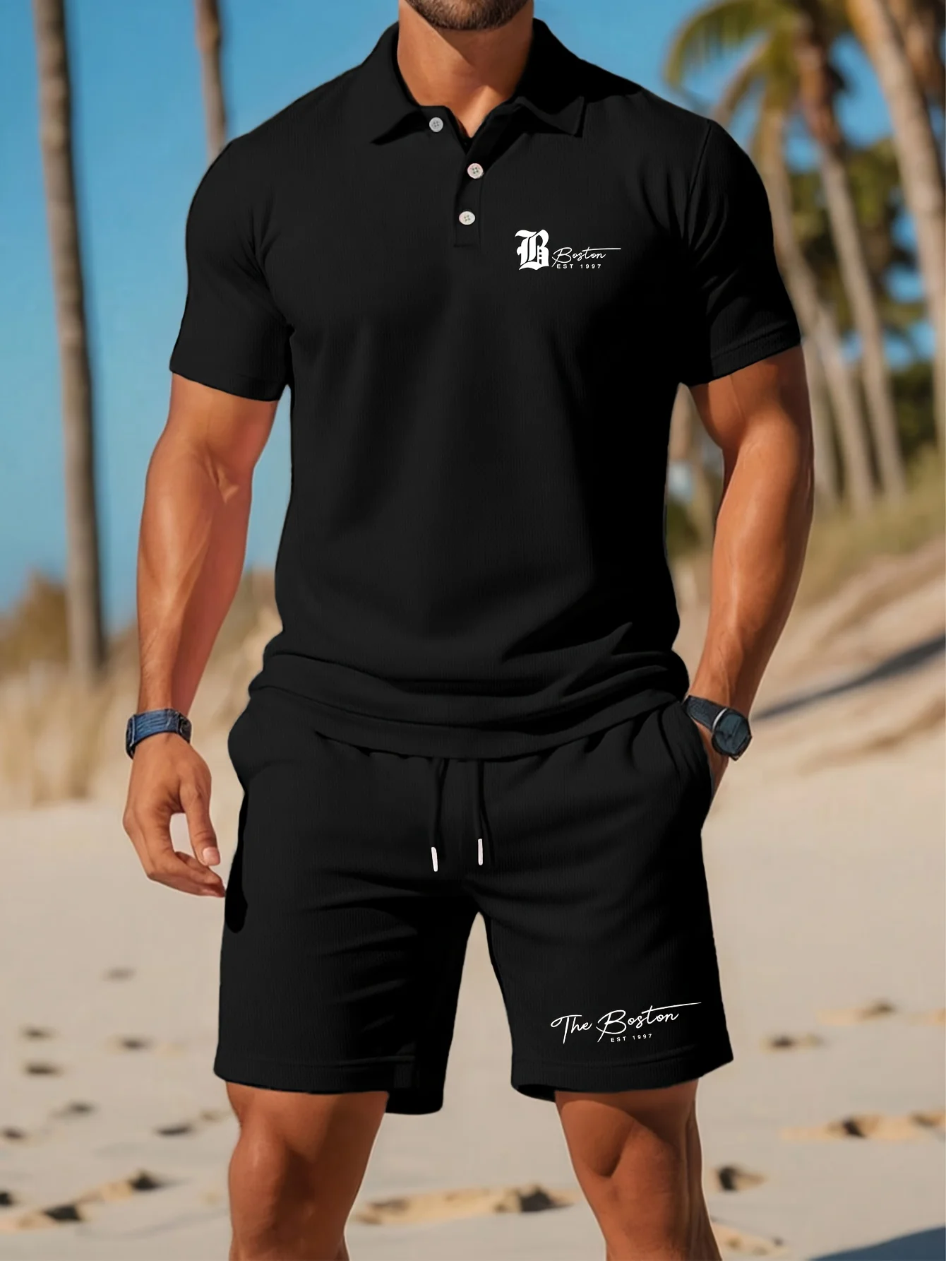 Summer New Men's Polo Shirt Se - огляд і ціна Mens Fashion Style