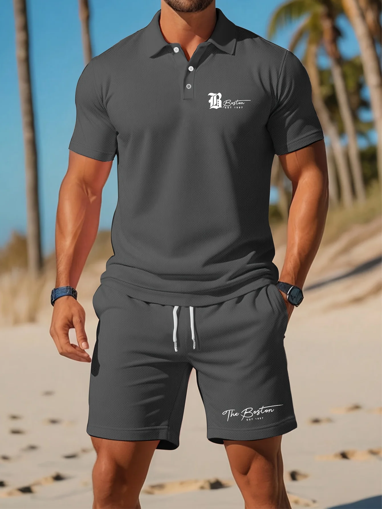 Summer New Men's Polo Shirt Se - огляд і ціна Mens Fashion Style
