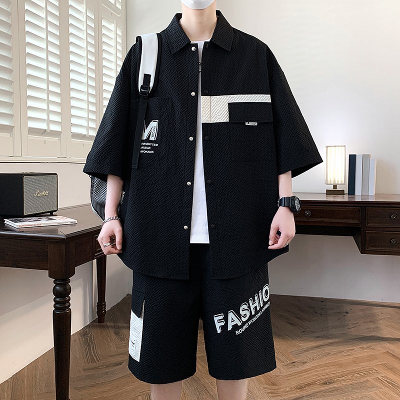 Fashion Men's Sets Top Shirts  - огляд і ціна Men'S Fashion Pants