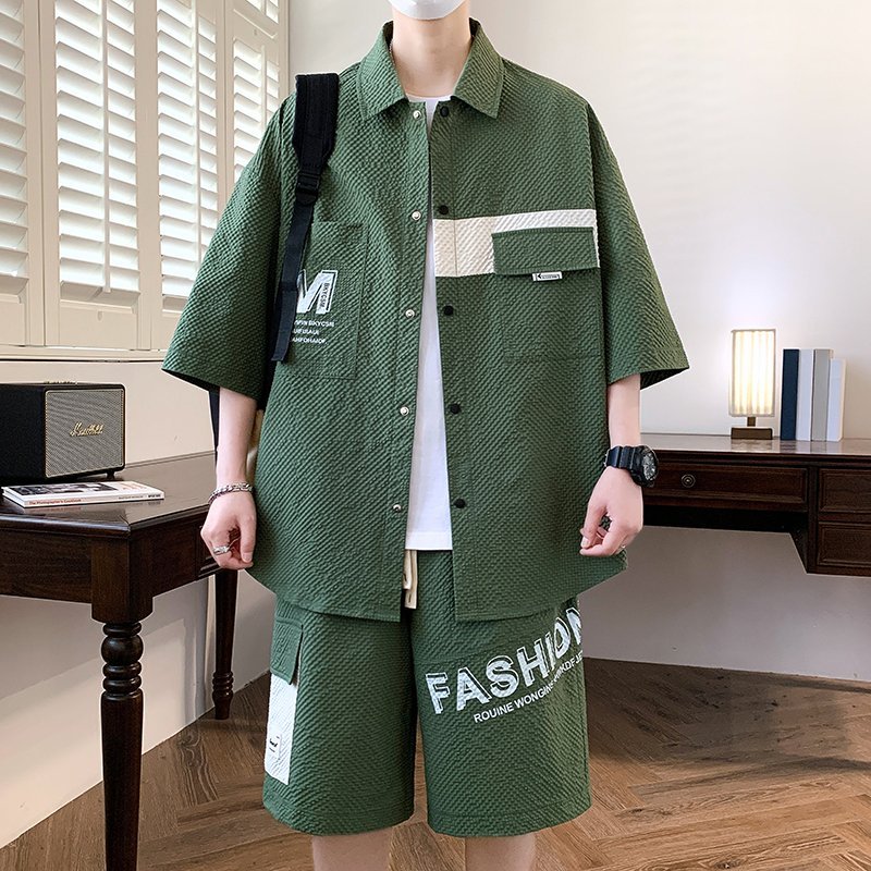 Fashion Men's Sets Top Shirts  - огляд і ціна Men'S Fashion Pants