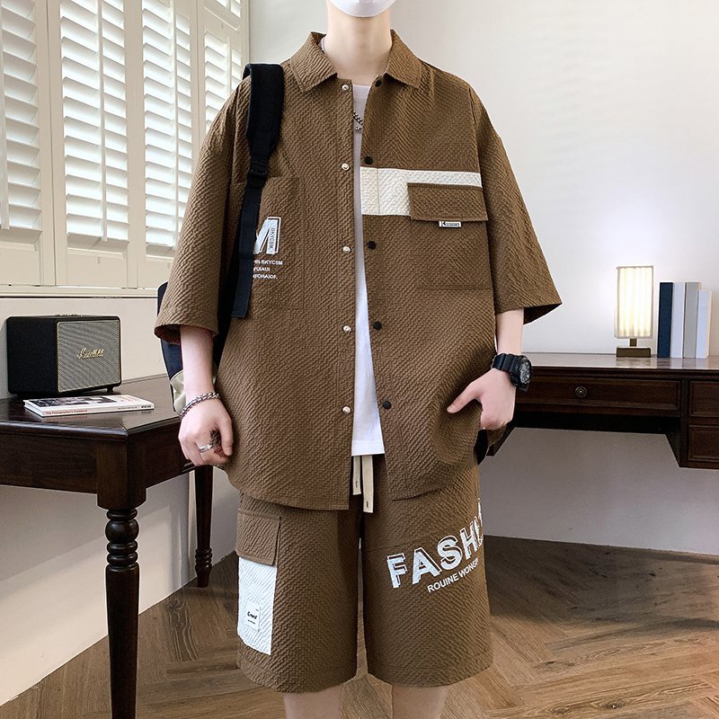 Fashion Men's Sets Top Shirts  - огляд і ціна Men'S Fashion Pants