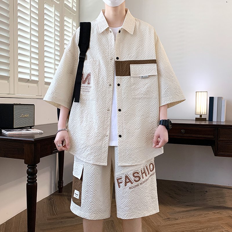 Fashion Men's Sets Top Shirts  - огляд і ціна Men'S Fashion Pants