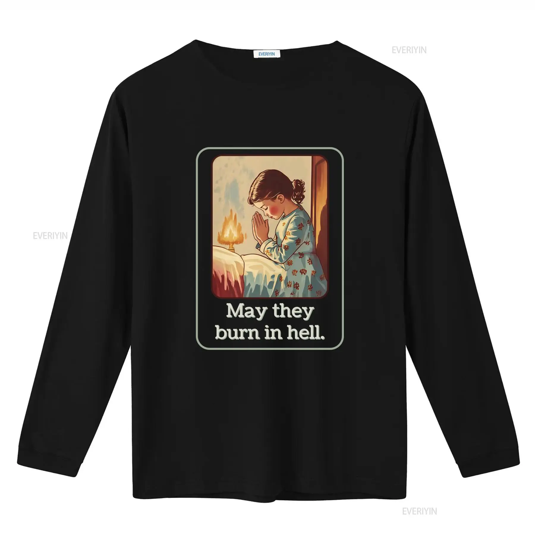 May They Burn In Hell T Shirt  - огляд і ціна 1950S Fashion Men'S