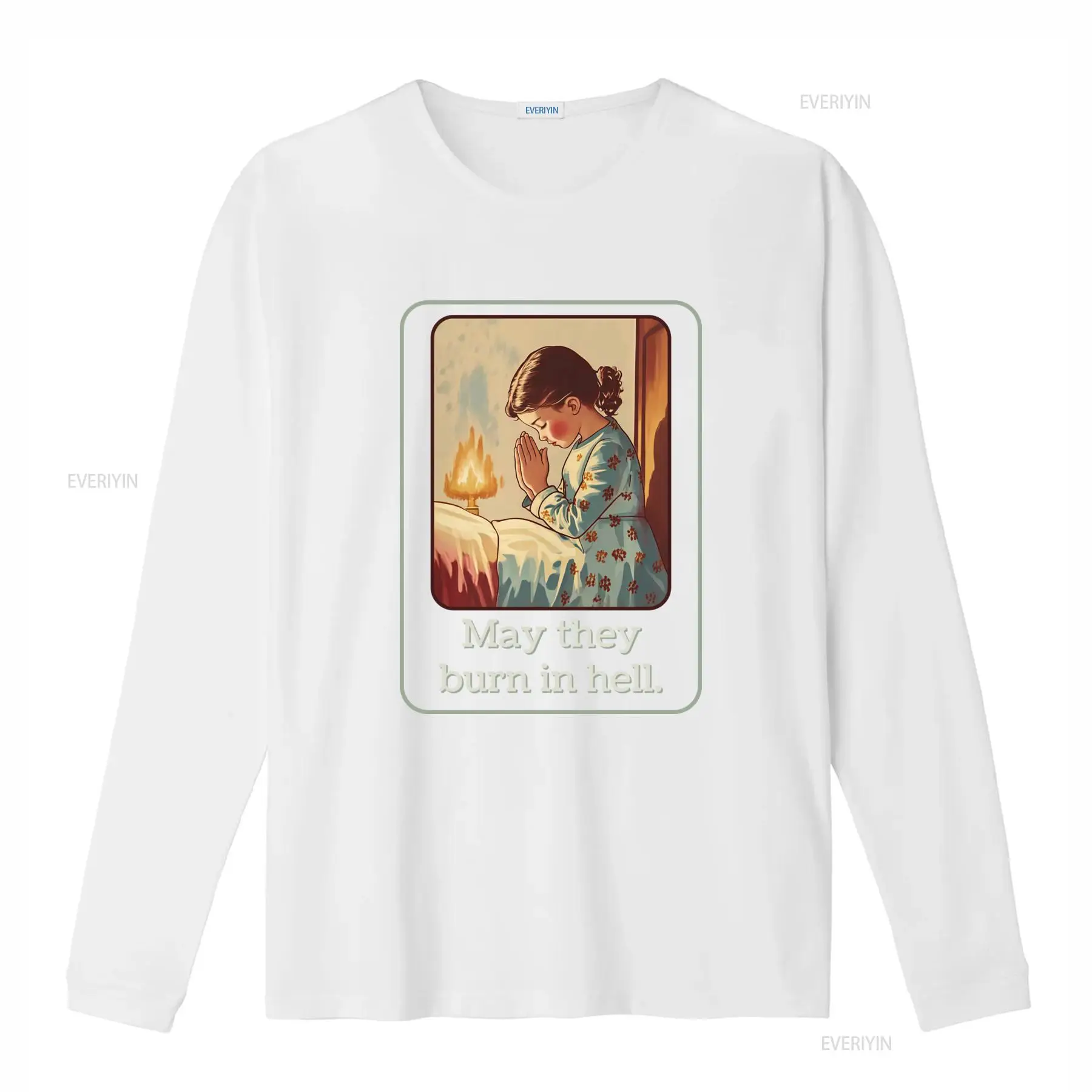 May They Burn In Hell T Shirt  - огляд і ціна 1950S Fashion Men'S