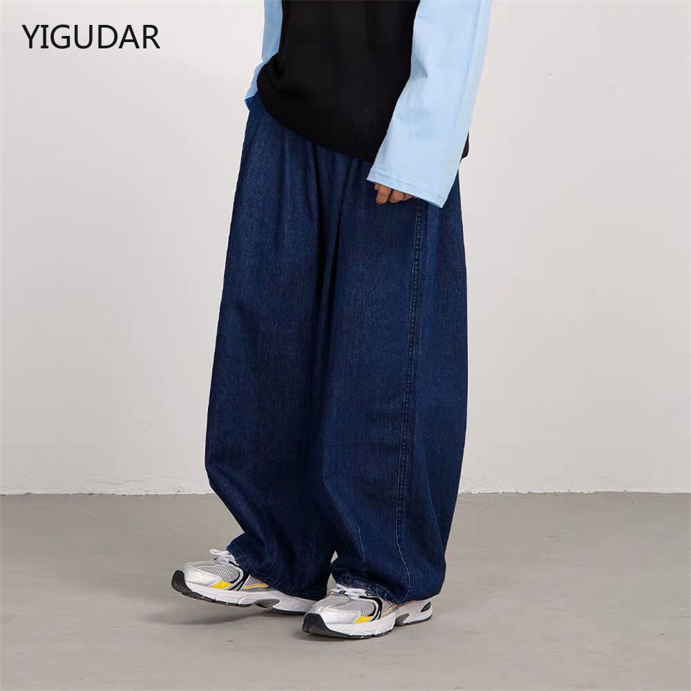 Men Wide Leg Jeans Baggy Retro - огляд і ціна Men'S Fashion With Baggy Jeans
