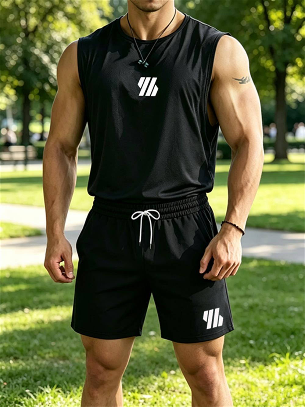 2026 new Men's Brand Vest Two- - огляд і ціна Mens Fashion Summer