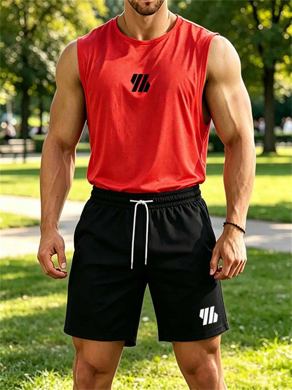 2026 new Men's Brand Vest Two- - огляд і ціна Mens Fashion Summer