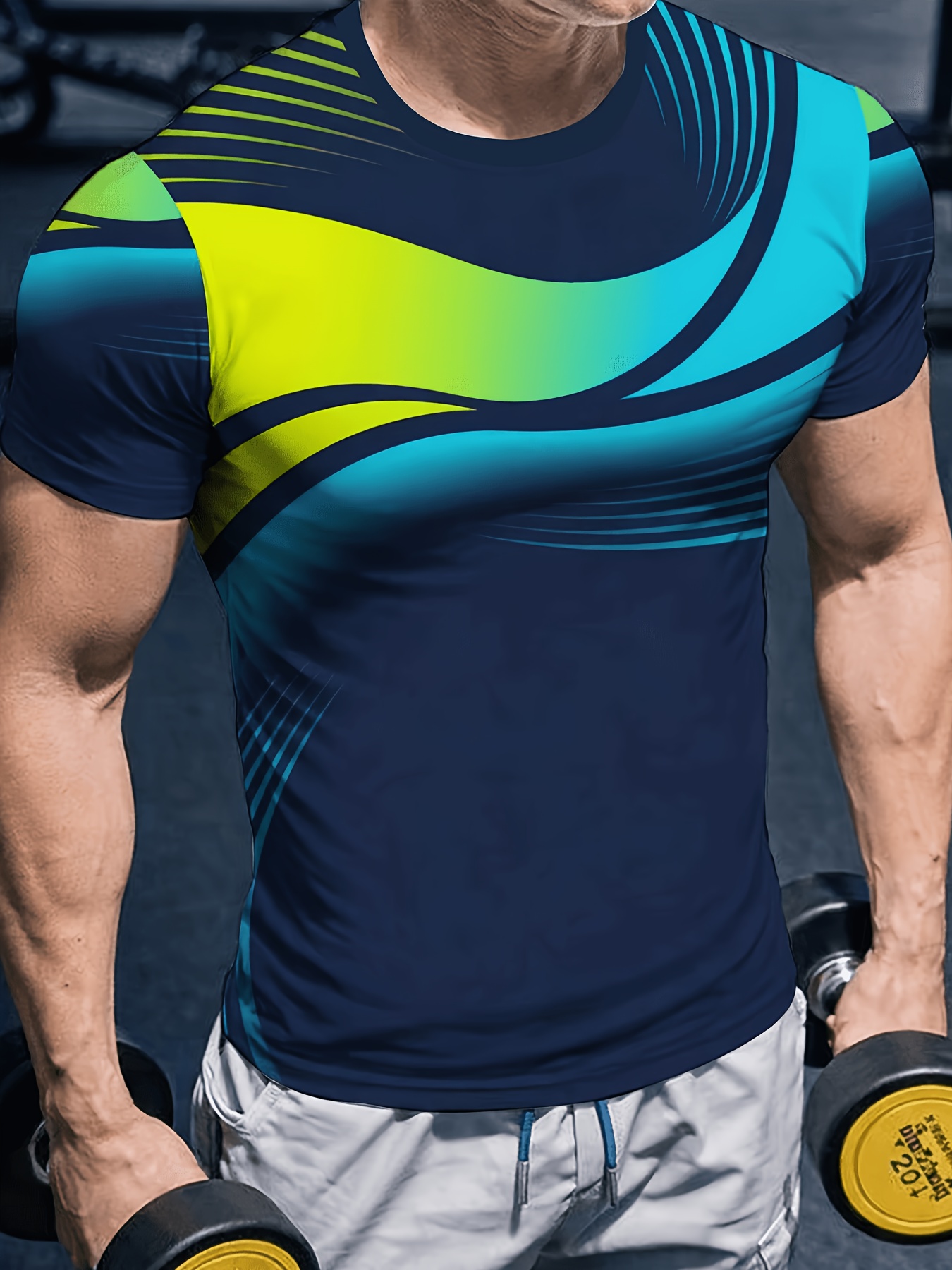 Men High Elastic Quick Dry Spo - огляд і ціна Compression Shirt Workout