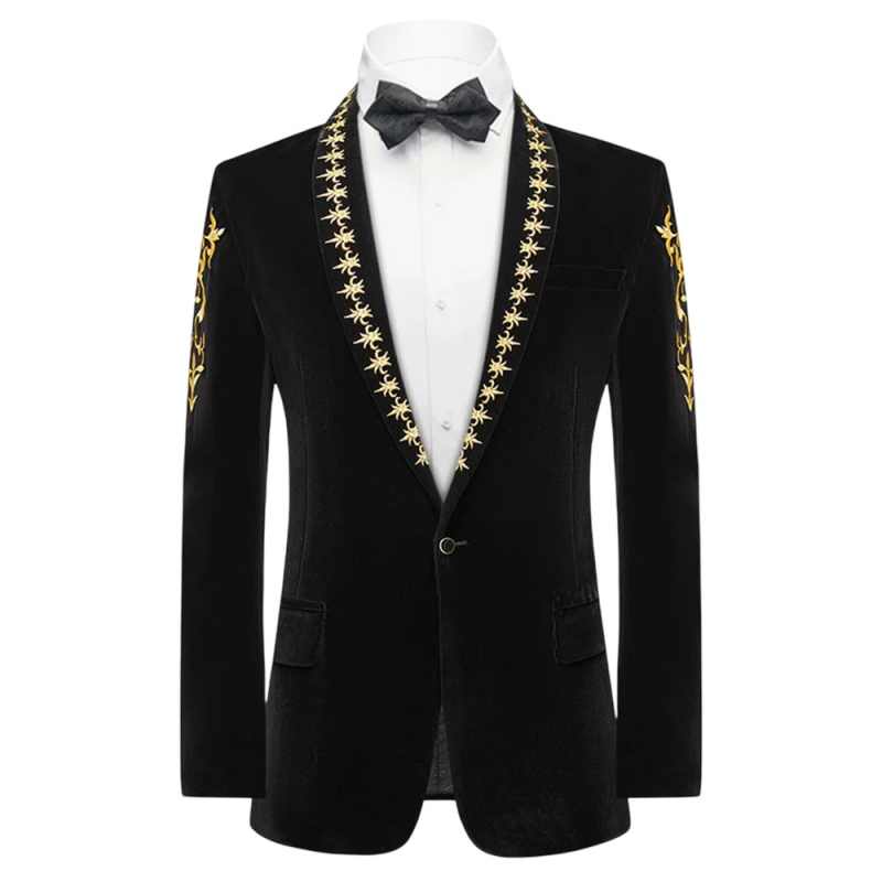 High Quality Men Suit 2 Pcs Bl - огляд і ціна Slim Fit Blazer Men