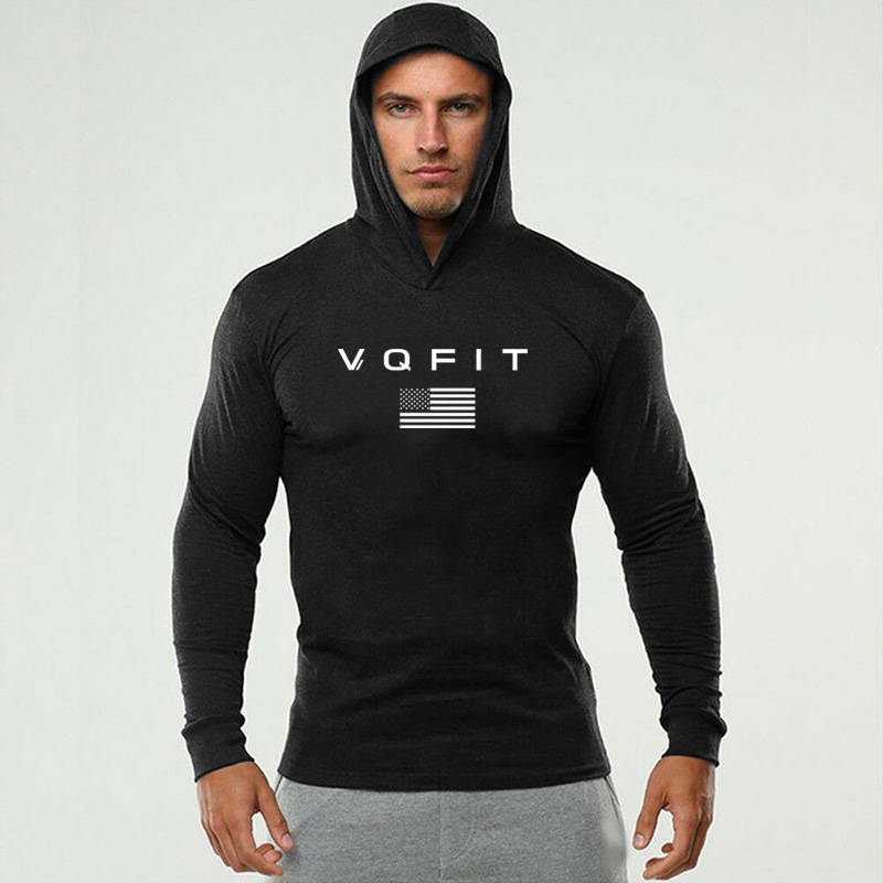 Mens Hooded Running T-shirts A - огляд і ціна Muscle Tee Workout