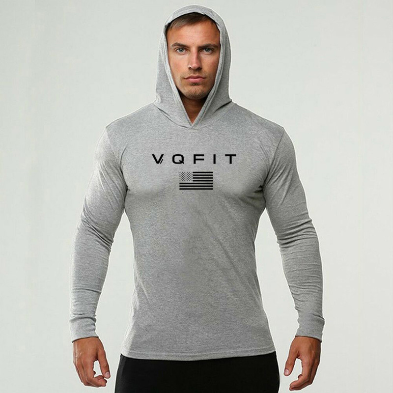 Mens Hooded Running T-shirts A - огляд і ціна Muscle Tee Workout