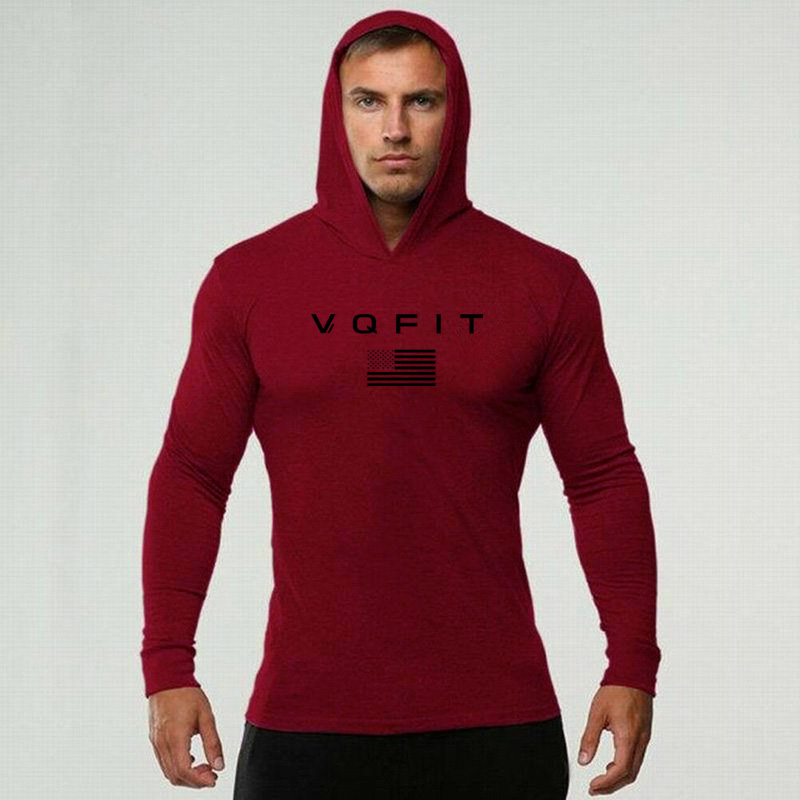 Mens Hooded Running T-shirts A - огляд і ціна Muscle Tee Workout