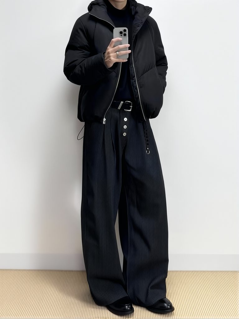 Old Money Men Wide Leg Suit Pa - огляд і ціна Men'S Dress Pants Fashion