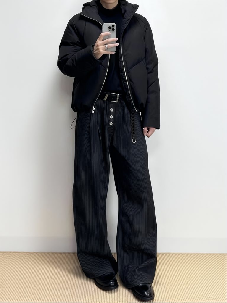 Old Money Men Wide Leg Suit Pa - огляд і ціна Men'S Dress Pants Fashion