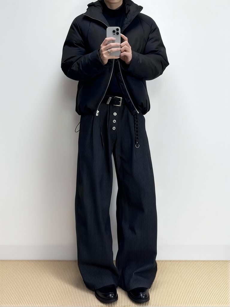 Old Money Men Wide Leg Suit Pa - огляд і ціна Men'S Dress Pants Fashion