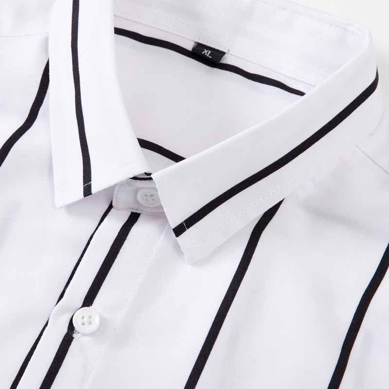 Men's Striped Dress Shirt Long - огляд і ціна Mens Fashion Dress Shirts