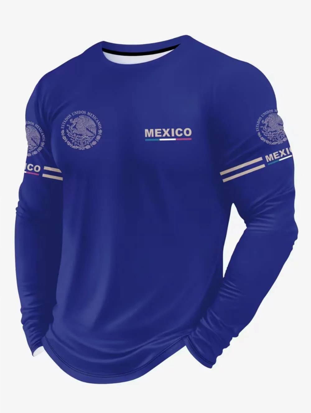 Men's Mexico Eagle Print T‑Shi - огляд і ціна Mens Fashion Style