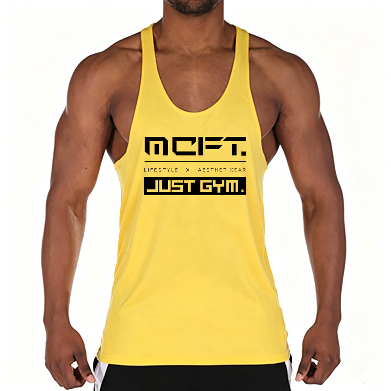 Running Men Cotton Gym Vest Ta - огляд і ціна Muscle Tee Workout