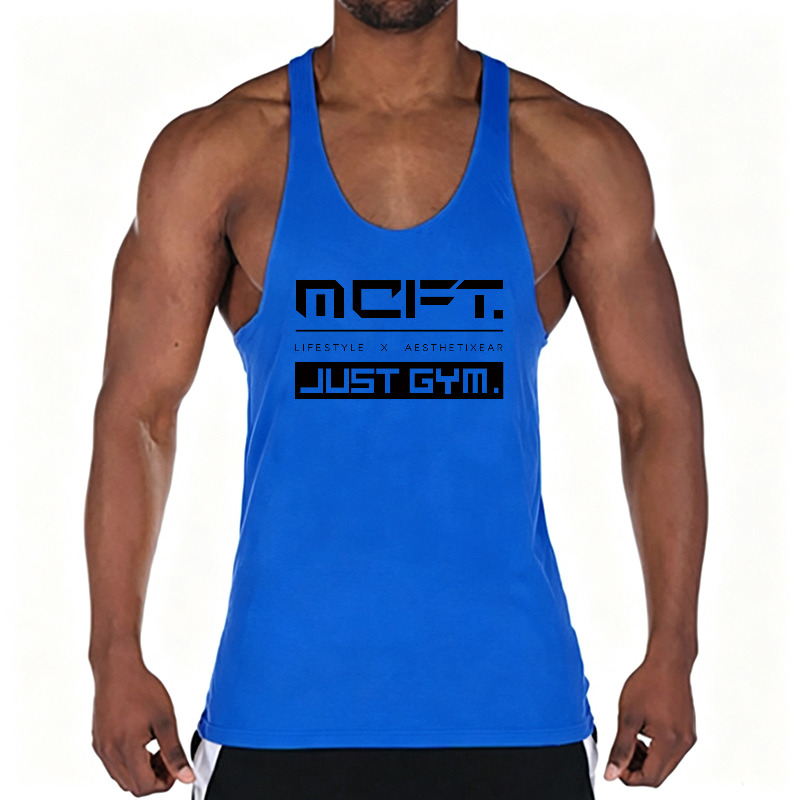 Running Men Cotton Gym Vest Ta - огляд і ціна Muscle Tee Workout