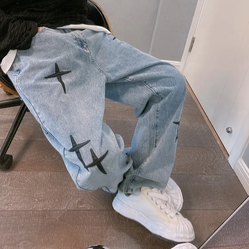 Jeans Men Wide Leg Cargo Pants - огляд і ціна Men'S Fashion With Baggy Jeans