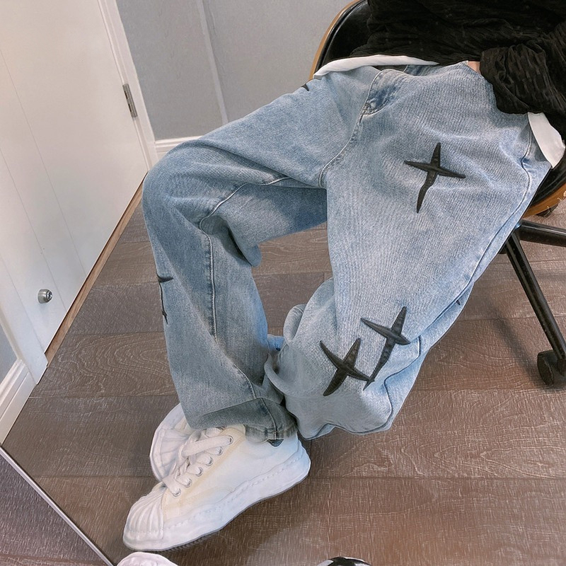 Prints Jeans Men 2023 New Stre - огляд і ціна Men'S Fashion With Baggy Jeans