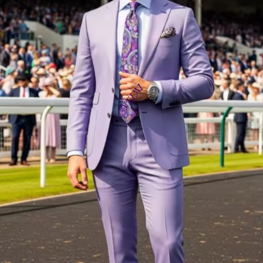 CustomizedMen Light Lavender 2 - огляд і ціна Slim Fit Blazer Men