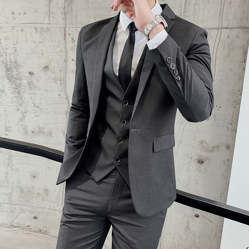 Suit (Blazer+Vest+Pants) Men B - огляд і ціна Men'S Dress Pants Fashion
