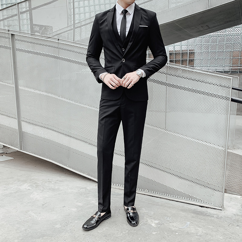 Suit (Blazer+Vest+Pants) Men B - огляд і ціна Men'S Dress Pants Fashion