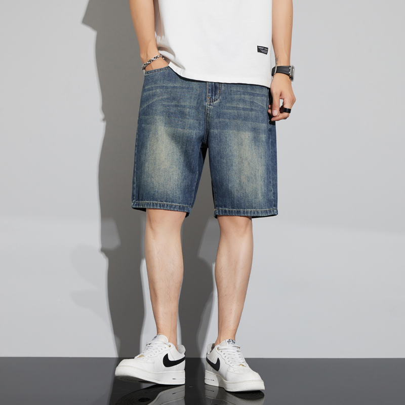 Men's Vintage Denim Shorts Sum - огляд і ціна Men Fashion Jeans